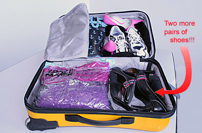 space bags in carry on luggage