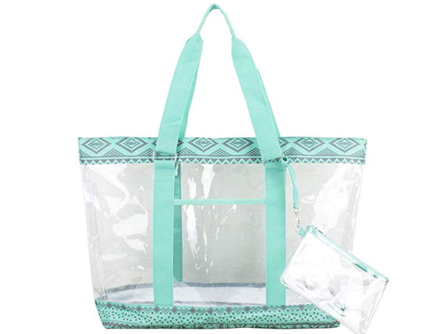 large clear beach bags