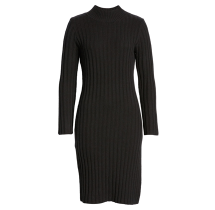 black sweater dress forever 21