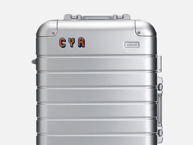 away luggage personalization