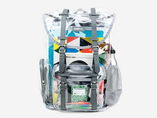 smarty heavy duty clear backpack