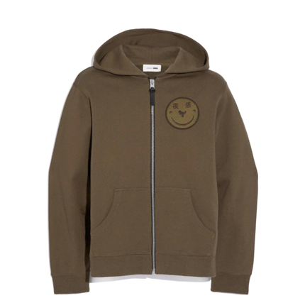 Coach Rexy By Yeti Out Zip Hoodie.